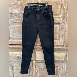 Joe's Jeans Flawless The Charlie High Rise Skinny Ankle Black Denim Jeans/Pants